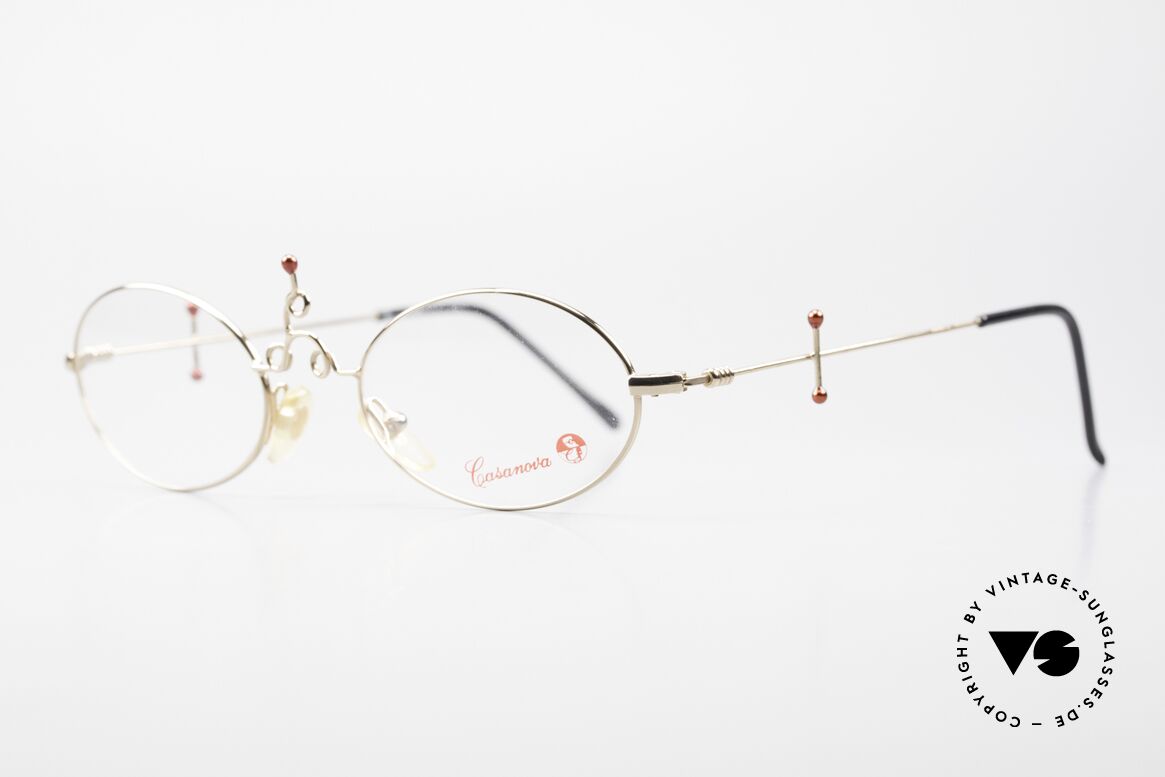 Casanova Arché 1 Art Glasses 80's Gold Plated, Arché Series = most precious creations by CASANOVA, Made for Women