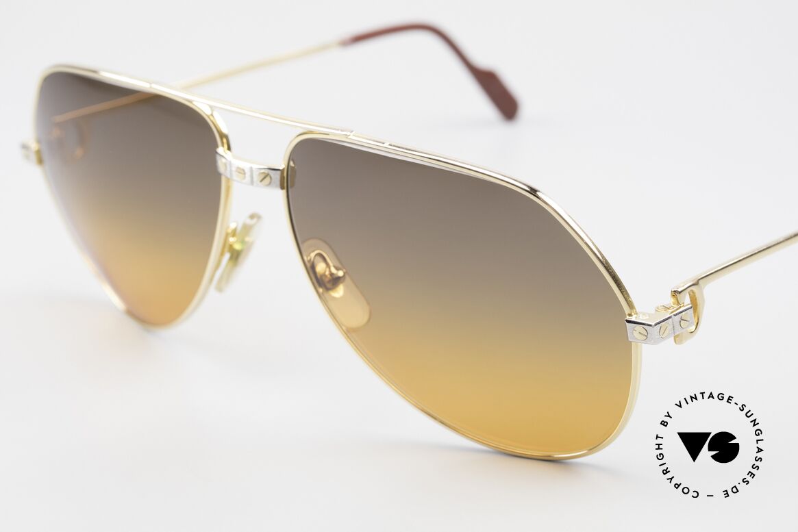 Cartier Vendome Santos - L Double Gradient Desert Storm, with unique sun lenses, double gradient "desert storm", Made for Men