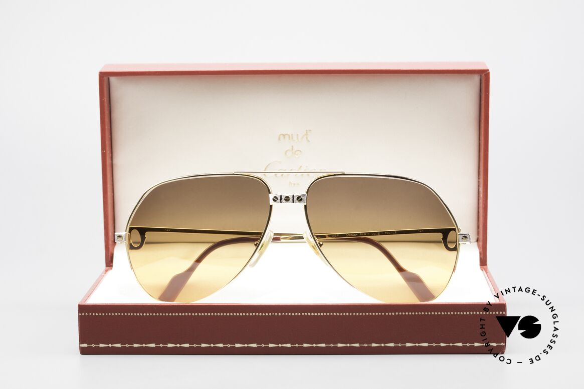 Cartier Vendome Santos - L Double Gradient Desert Storm, NO RETRO sunglasses, but an authentic vintage Original, Made for Men