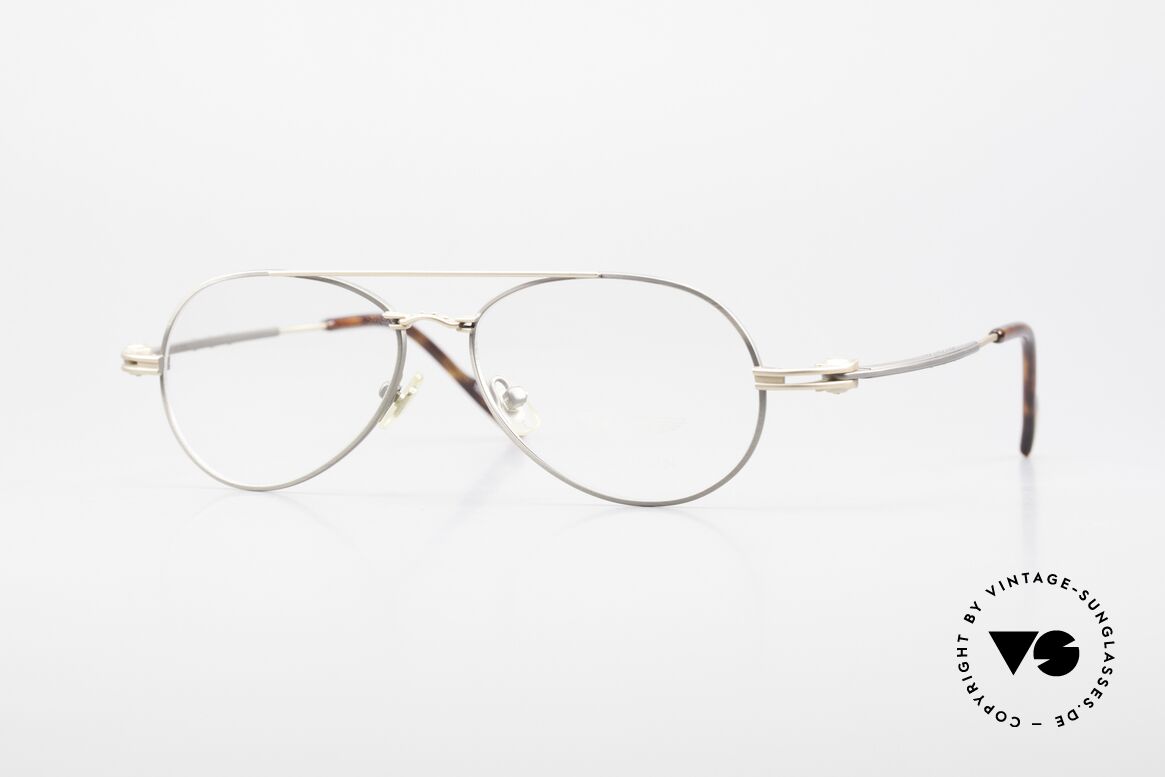 Aston Martin AM49 Titanium Glasses Aviator Style, Aston Martin vintage luxury designer eyeglasses, 49°24, Made for Men