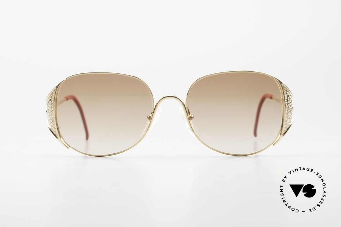 Christian Dior 2362 Ladies Sunglasses Rhinestone, luxurious frame for women from the 80's by C. Dior, Made for Women