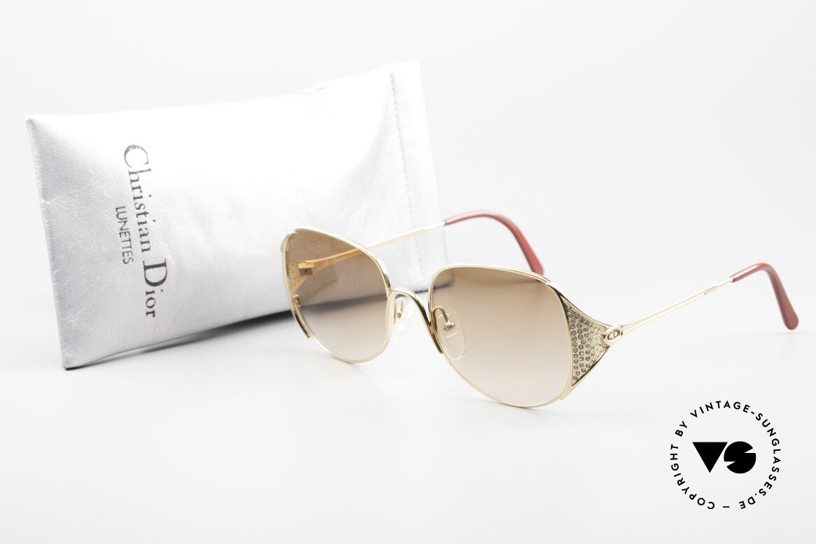 Christian Dior 2362 Ladies Sunglasses Rhinestone, Size: medium, Made for Women