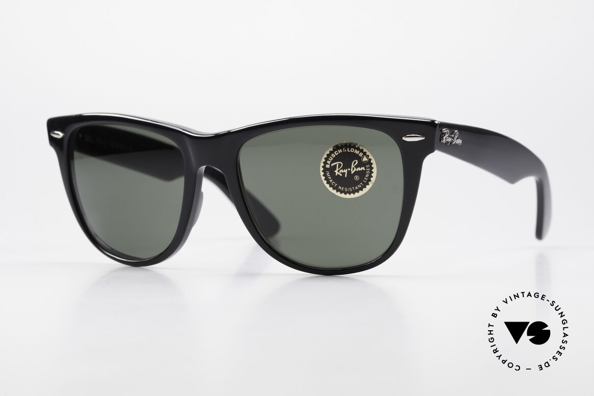 Ray Ban Wayfarer II JFK USA Vintage Sunglasses, vintage RAY-BAN Wayfarer II 1980's sunglasses, Made for Men