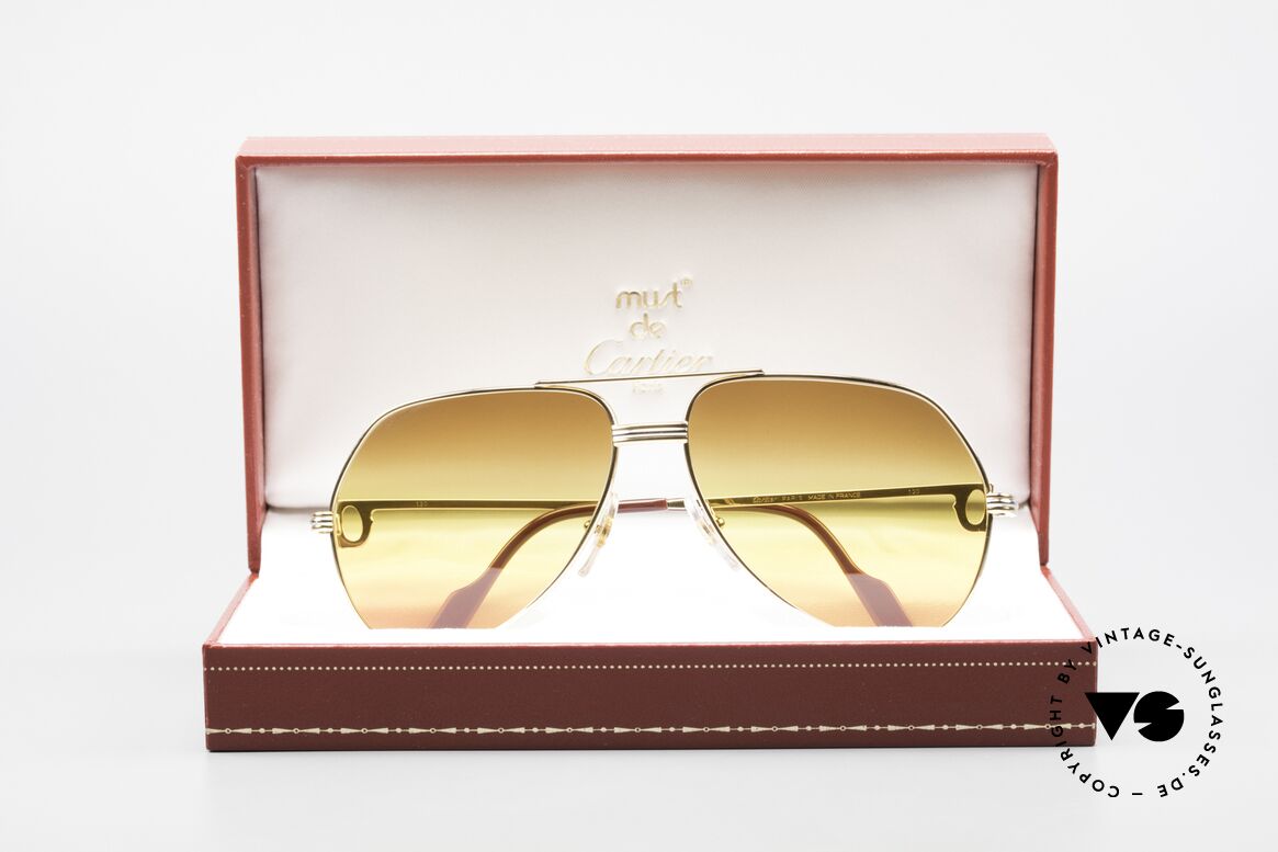 Cartier Vendome LC - M TRIPLE GRADIENT DESERT SUN, NO RETRO sunglasses, but an authentic vintage Original, Made for Men and Women