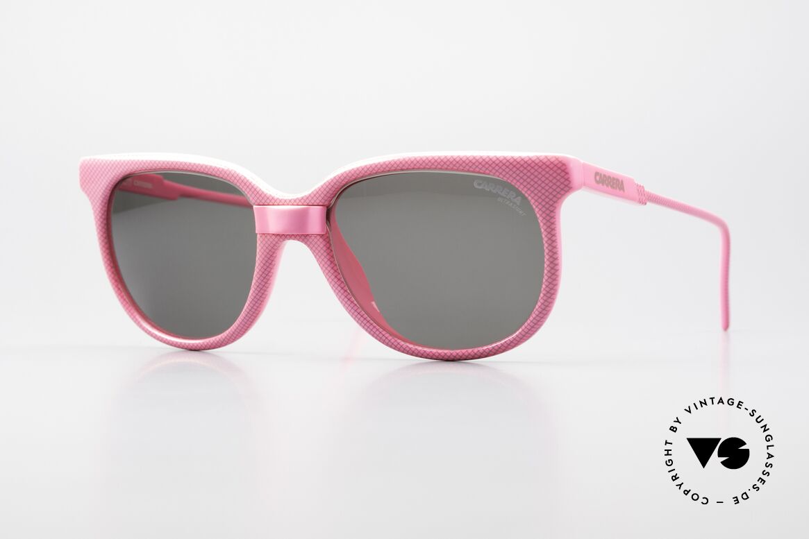 Carrera 5426 Pink Ladies Sports Sunglasses, CARRERA CAT-Changer sports shades from 1988, Made for Women