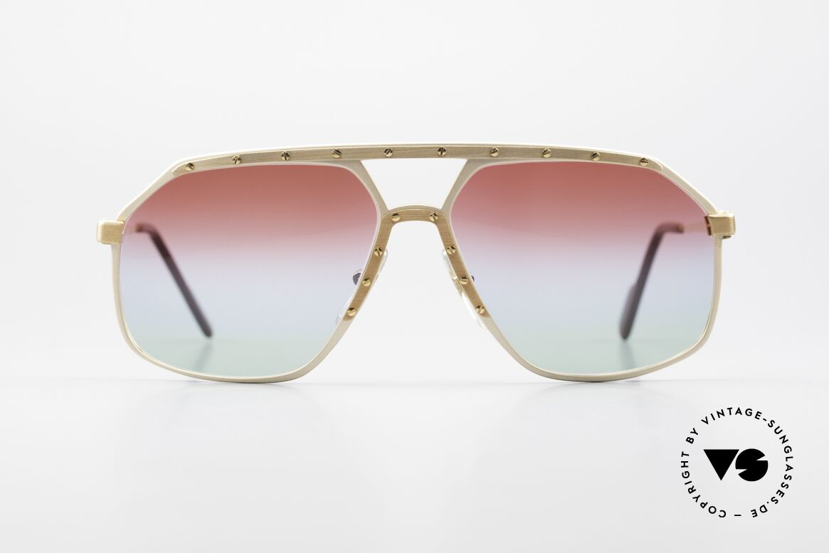 Alpina M6 West Germany Sunglasses 80's, a precious old 80's original in medium size 60-14, Made for Men and Women