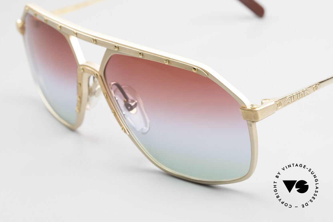 Alpina M6 West Germany Sunglasses 80's, the tint shines like polar lights, TRULY UNIQUE!, Made for Men and Women