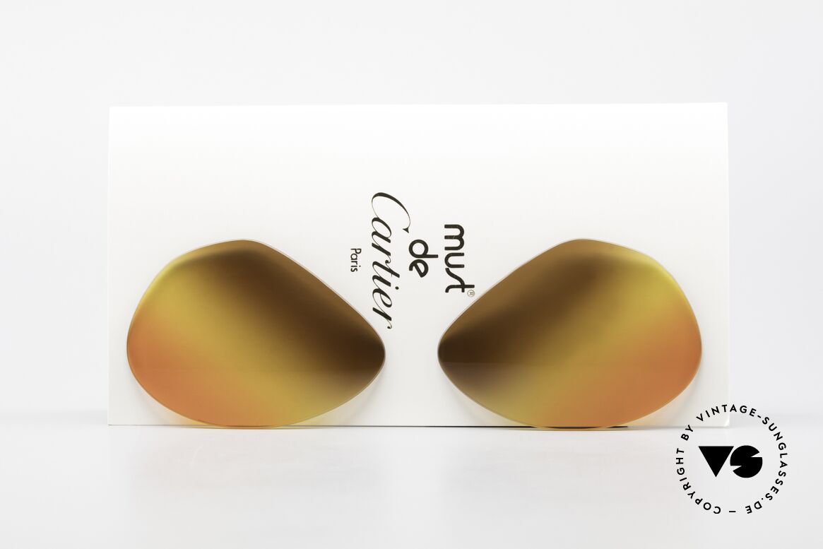 Cartier Vendome Lenses - L Triple Gradient Desert Sun, replacement lenses for the old Cartier Vendome 62mm!, Made for Men and Women