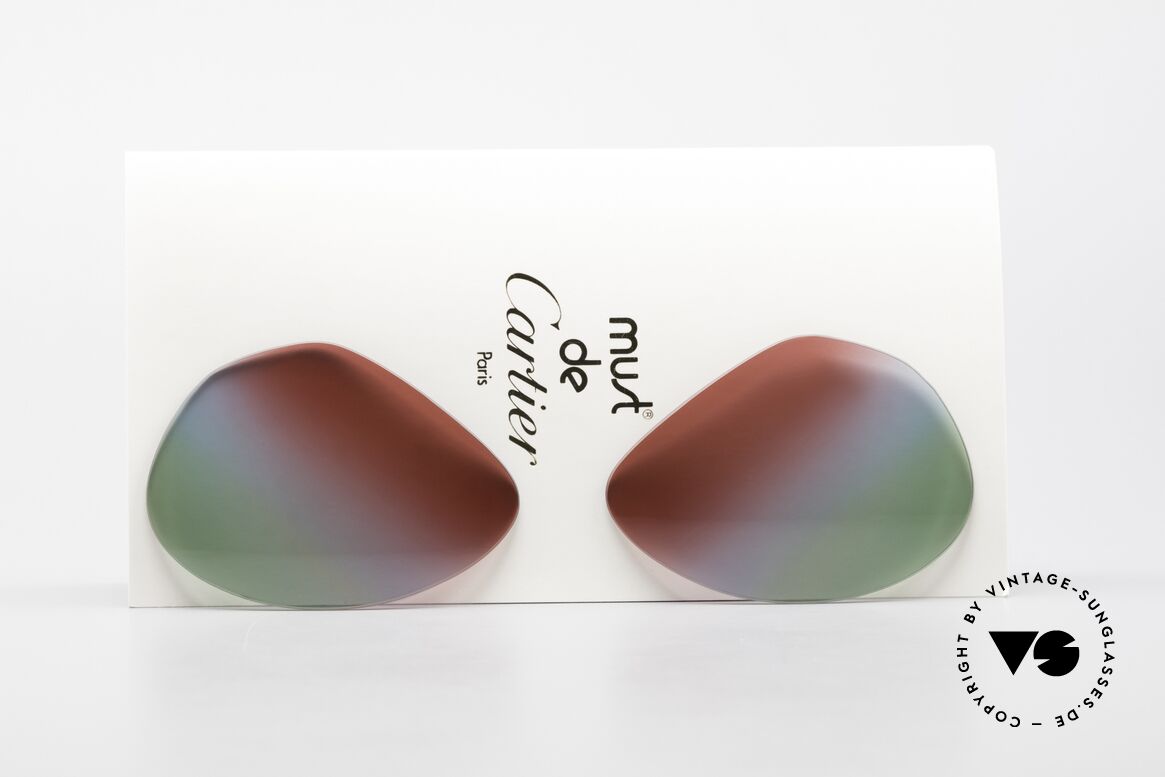 Cartier Vendome Lenses - L Bordeaux Polar Lights Tricolor, replacement lenses for the old Cartier Vendome 62mm!, Made for Men and Women
