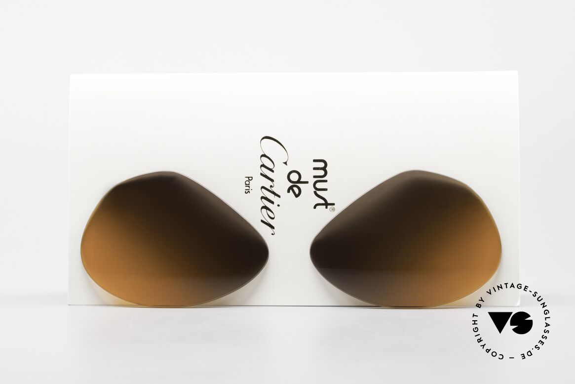 Cartier Vendome Lenses - L Double Gradient Desert Storm, replacement lenses for the old Cartier Vendome 62mm!, Made for Men and Women