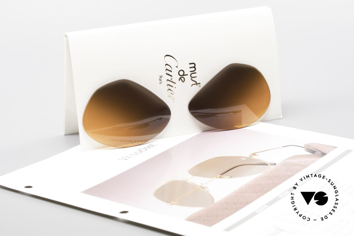 Cartier Vendome Lenses - L Double Gradient Desert Storm, very special double gradient "desert storm"; truly unique, Made for Men and Women
