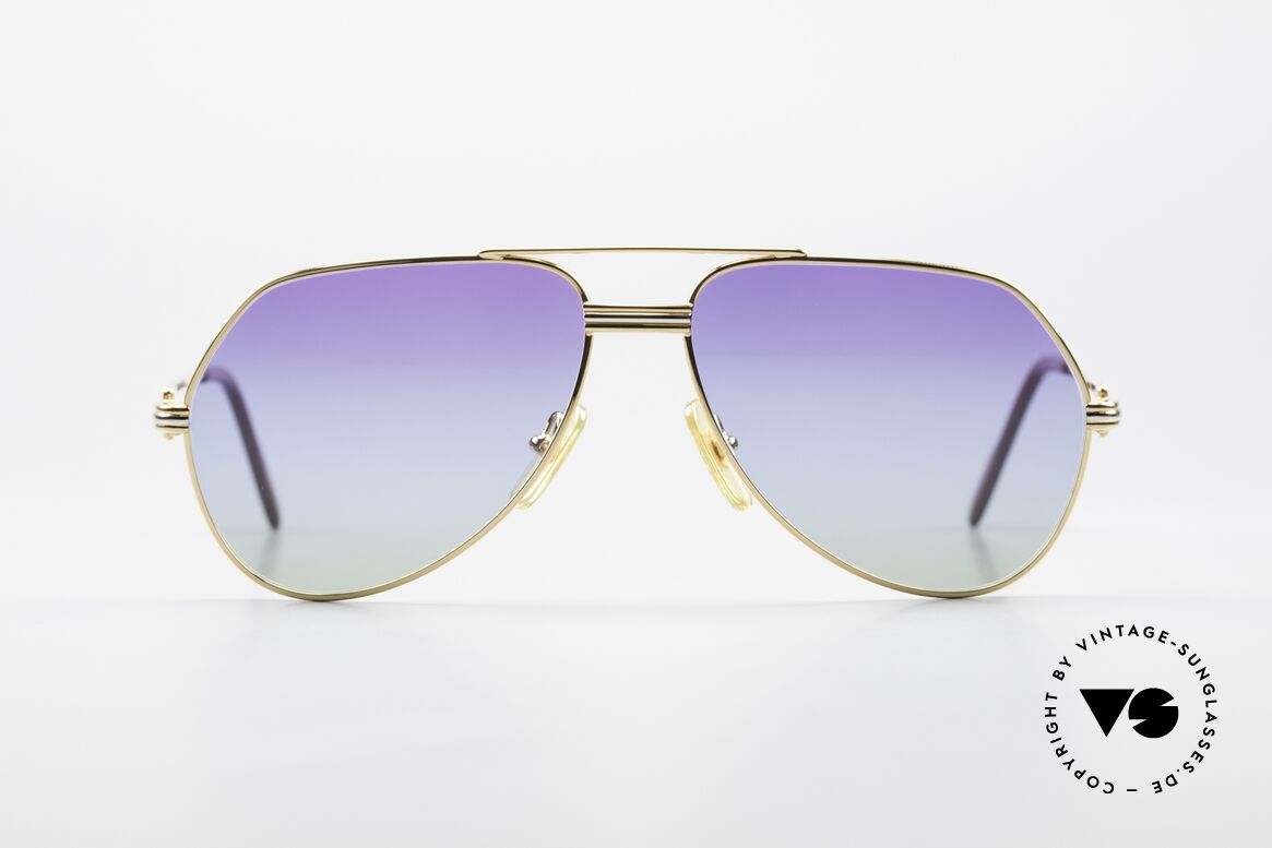 Cartier Vendome LC - S 80's Sunglasses Polar Lights, model "Vendome" was launched in 1983 & made till 1997, Made for Men and Women