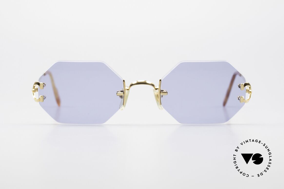 Cartier Rimless Octag Octag Shades One of a Kind, model of the rimless series with new OCTAG lenses, Made for Men and Women