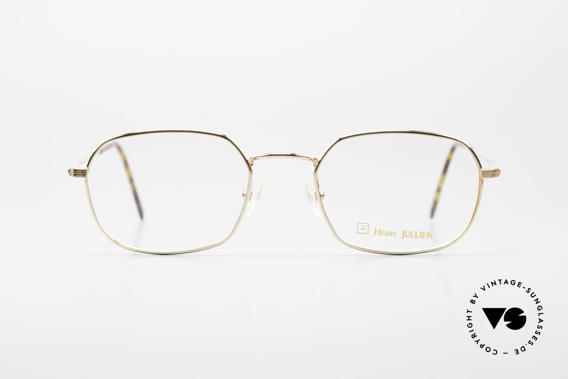 Henry Jullien Reale 05 Gold Plated Vintage Frame, Jullien is well-known for high-end gold processing, Made for Men and Women