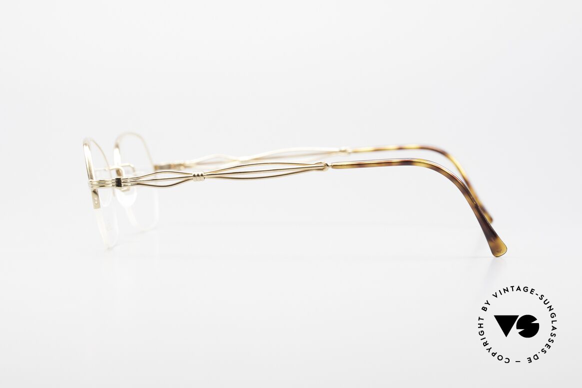 Henry Jullien Ellipse 12 Gold Doublé Ladies Glasses, unworn, NOS (like all our rare vintage ladies spectacles), Made for Women