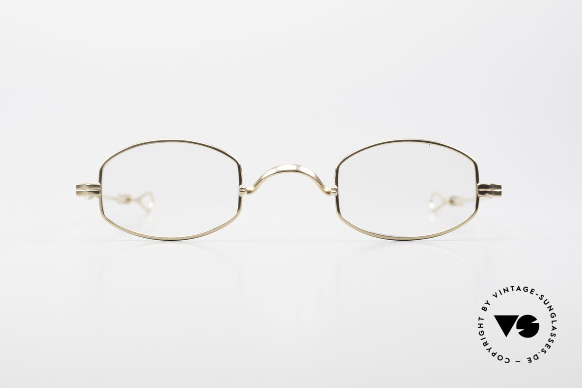Lunor I 02 Telescopic Telescopic Sliding Temples, very small Lunor eyeglasses with telescopic slide temple, Made for Men and Women