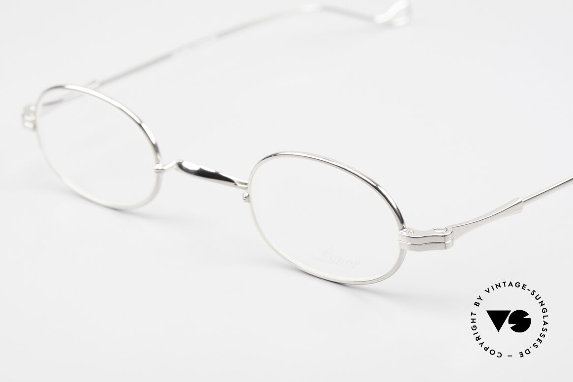 Lunor II 08 Small Oval Frame Platinum, unworn single item (for all lovers of quality), true rarity, Made for Men and Women