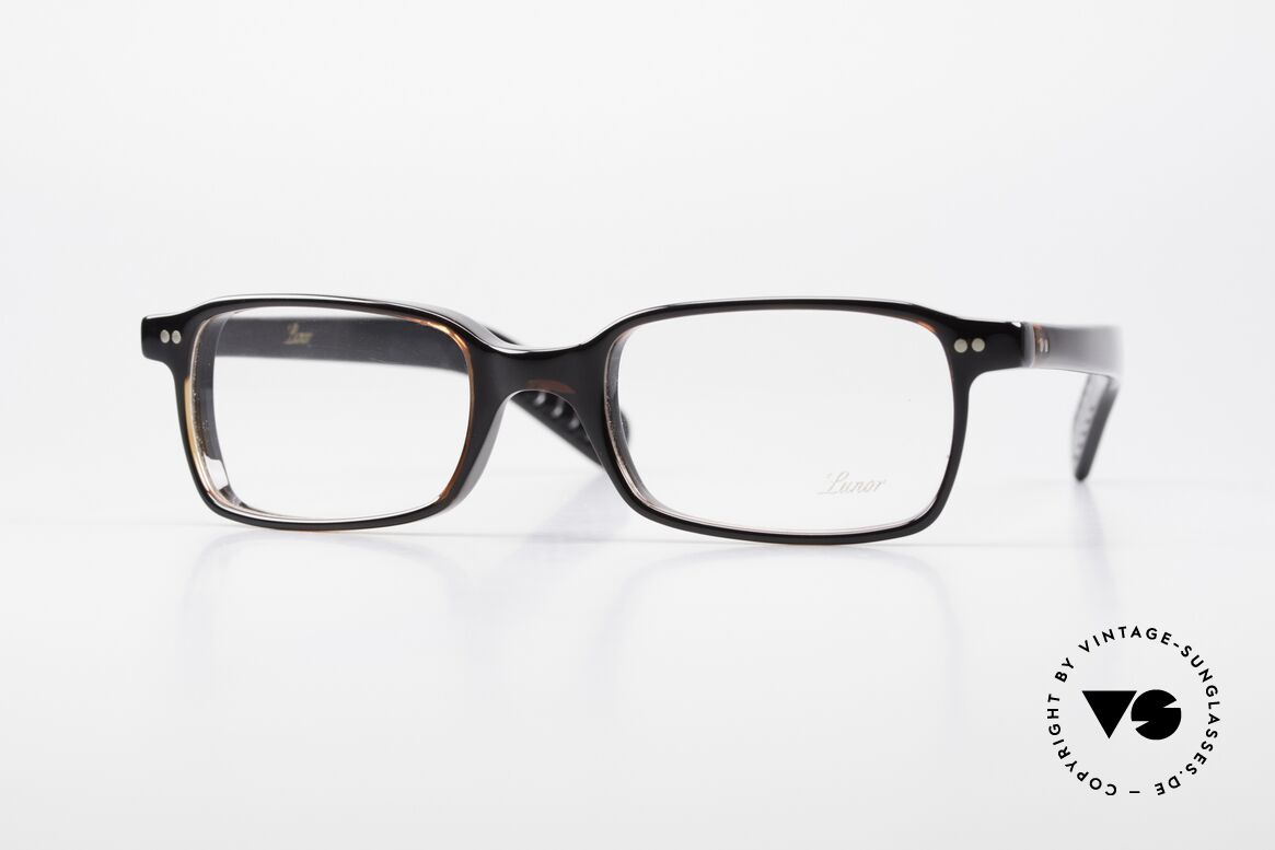 Lunor A55 Square Lunor Glasses Acetate, A 55: square Lunor glasses from the Acetate collection, Made for Men and Women