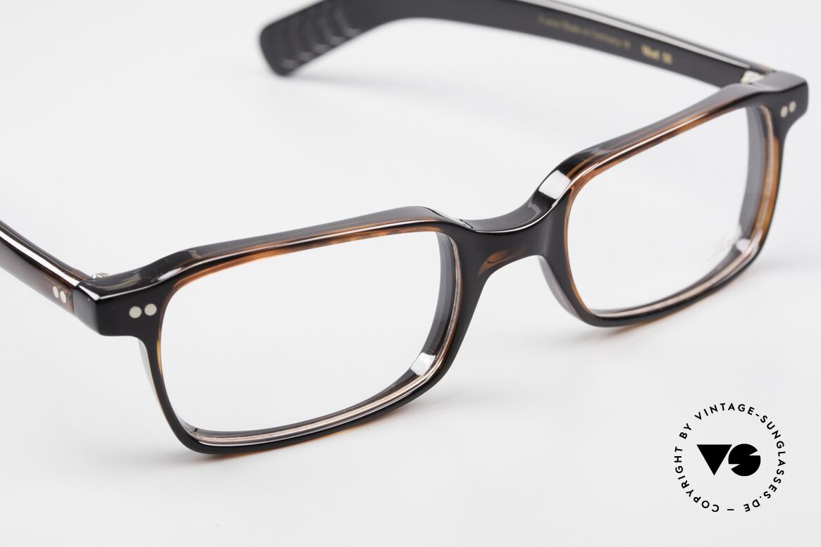 Lunor A55 Square Lunor Glasses Acetate, unworn (like all our vintage Lunor frames & sunglasses), Made for Men and Women