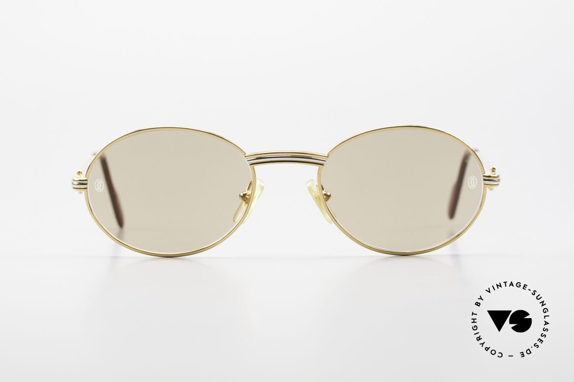 Cartier Saint Honore - M Oval Luxury Sunglasses 90's, oval vintage CARTIER sunglasses from app. 1998/99, Made for Men and Women