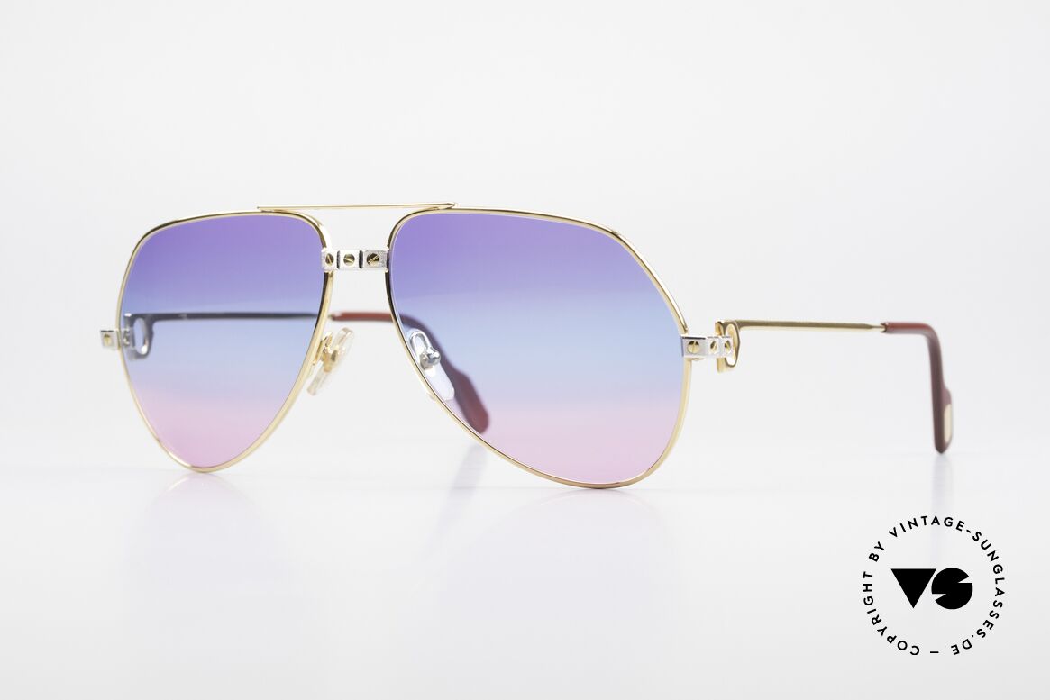 Cartier Vendome Santos - M One Of A Kind 80's Collectible, Vendome = the most famous eyewear design by CARTIER, Made for Men and Women