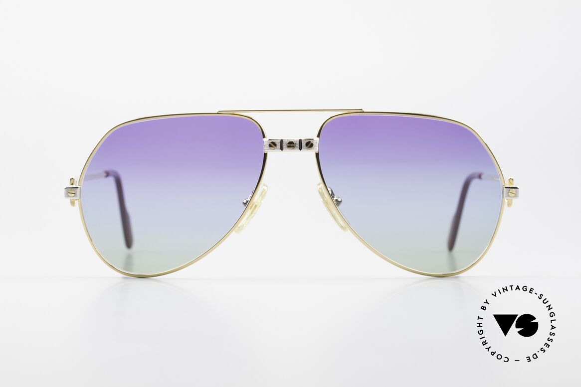 Cartier Vendome Santos - M James Bond Sunglasses 1980's, mod. "Vendome" was launched in 1983 & made till 1997, Made for Men and Women