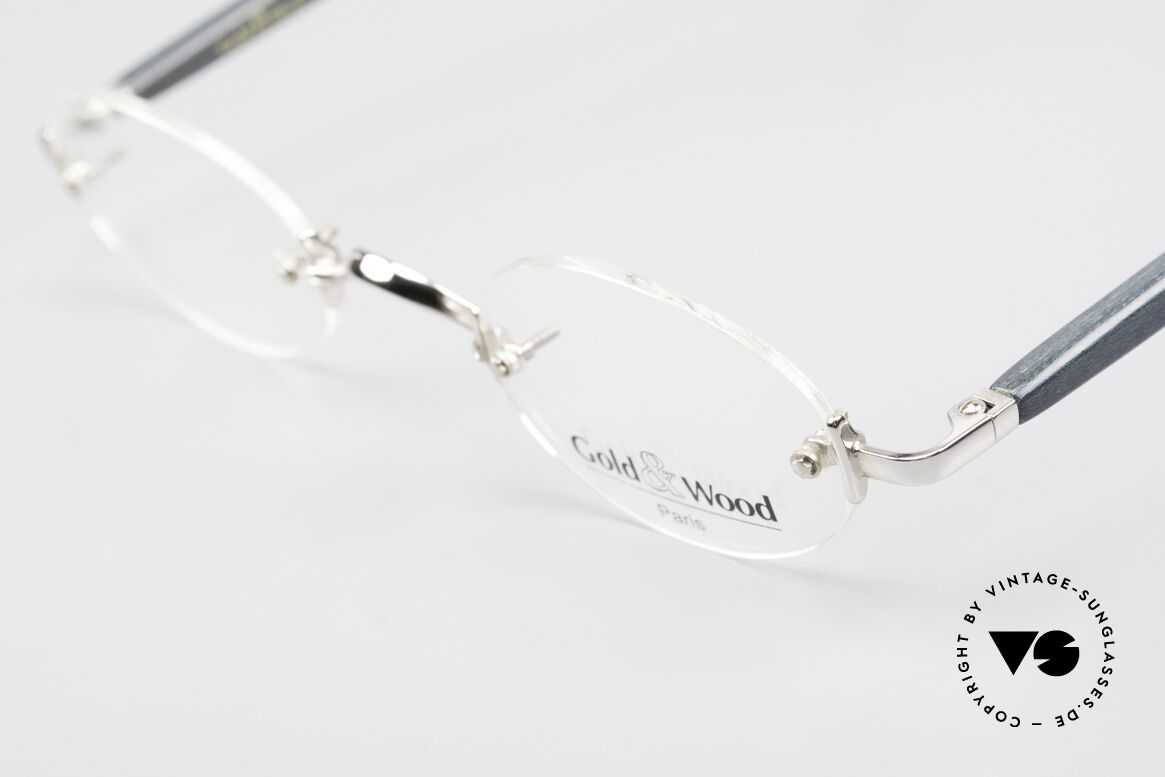 Gold & Wood 338 Luxury Rimless Specs Oval 90's, unworn rarity (for all lovers of quality), unique, Made for Men and Women