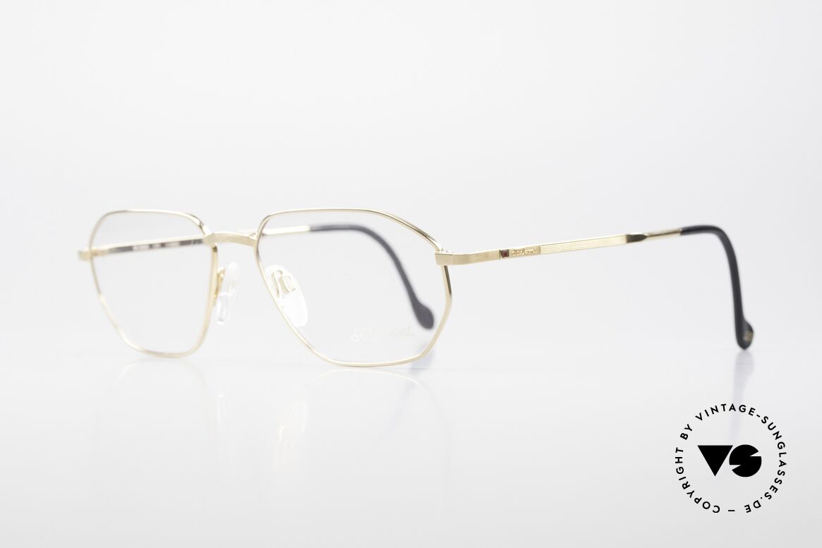 S.T. Dupont D059 Luxury Gold Plated Frame 90's, very noble & 1. class wearing comfort; large size 57/16, Made for Men