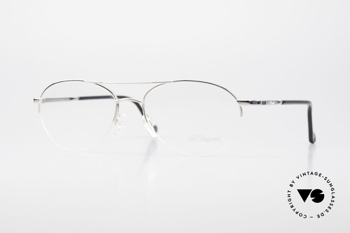 S.T. Dupont D116 Nylor Aviator Glasses 2000's, old S.T. DUPONT luxury glasses, model D116 from 2002, Made for Men