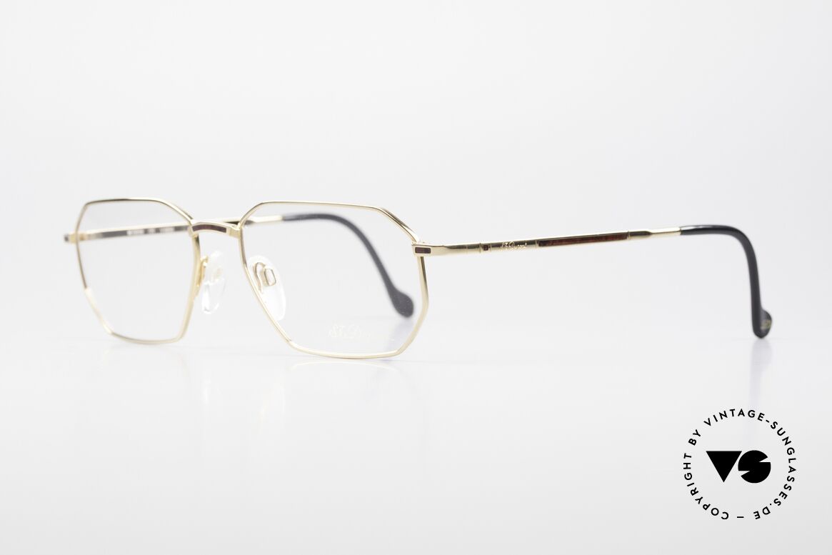 S.T. Dupont D050 90's Luxury Eyeglasses 23KT, very noble & 1st class wearing comfort, U must feel it!, Made for Men