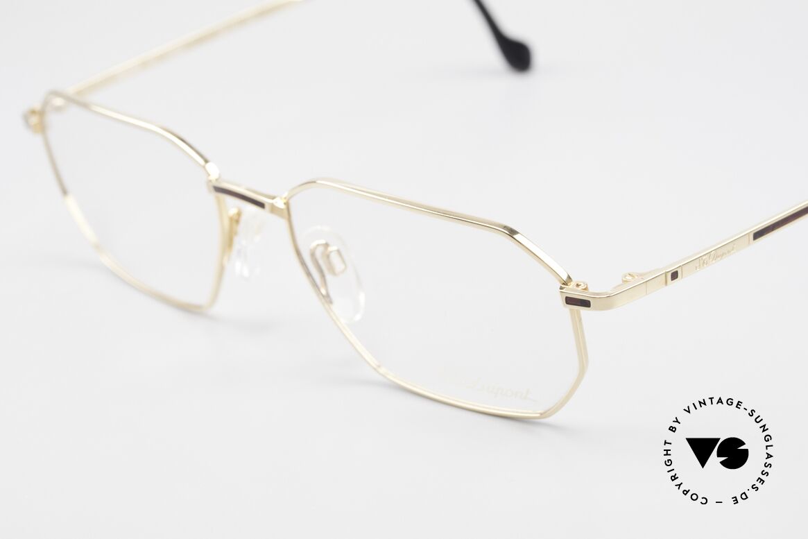 S.T. Dupont D050 90's Luxury Eyeglasses 23KT, unworn (like all our rare vintage frames by S.T. Dupont), Made for Men