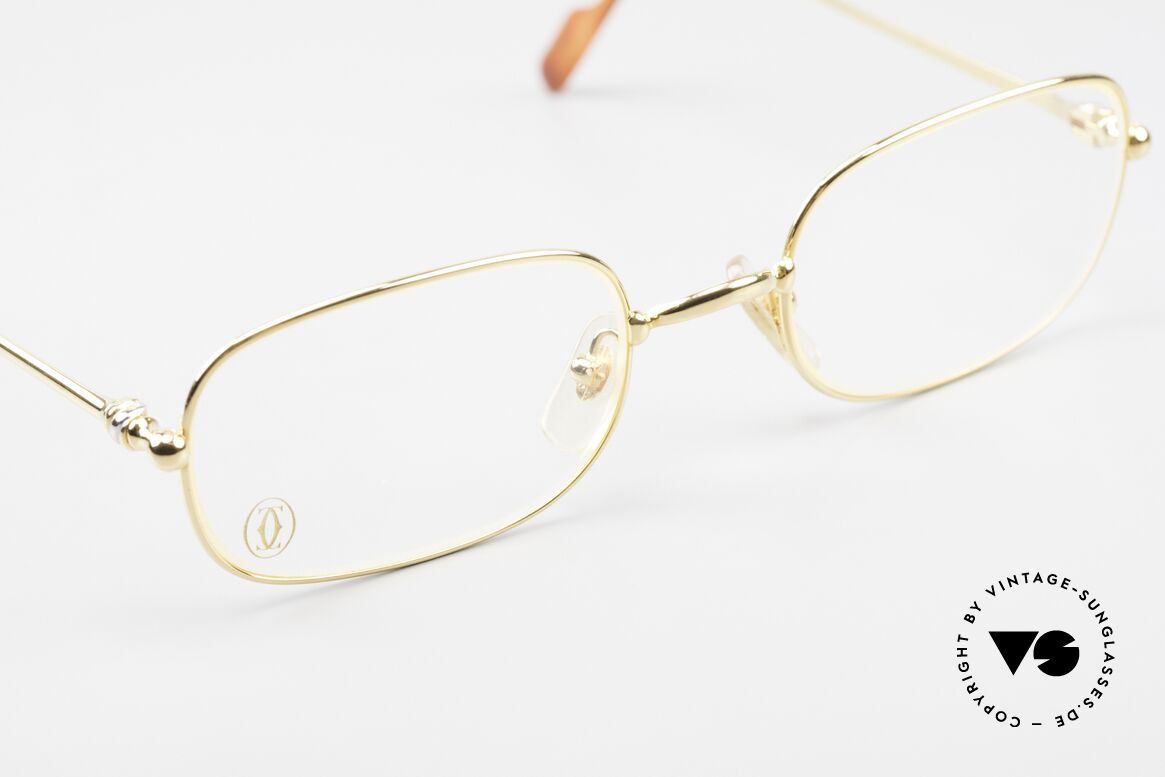 Cartier Deimios Rare Luxury Eyeglasses 90's, unworn rarity incl. orig. Cartier packing (case, cloth), Made for Men and Women