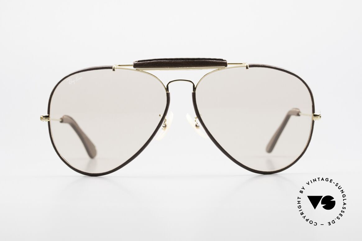 Ray Ban Outdoorsman II Changeable Leathers Shades, Special Leather Edition (very hard to find); made in USA, Made for Men