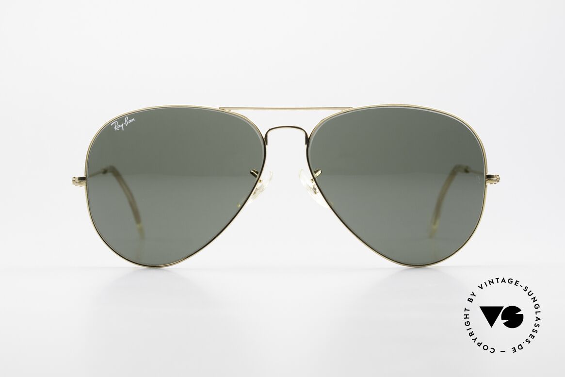 Ray Ban Large Metal II 80's Pilot Sunglasses Aviator, legendary aviator design in best quality (high-end), Made for Men