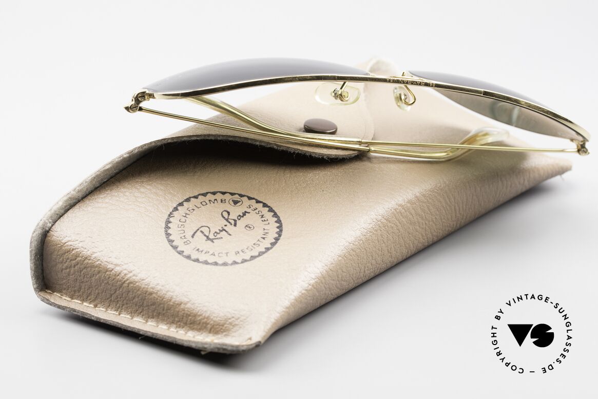 Ray Ban Large Metal II 80's Pilot Sunglasses Aviator, NO RETRO shades, but an old original in 62/14 size, Made for Men