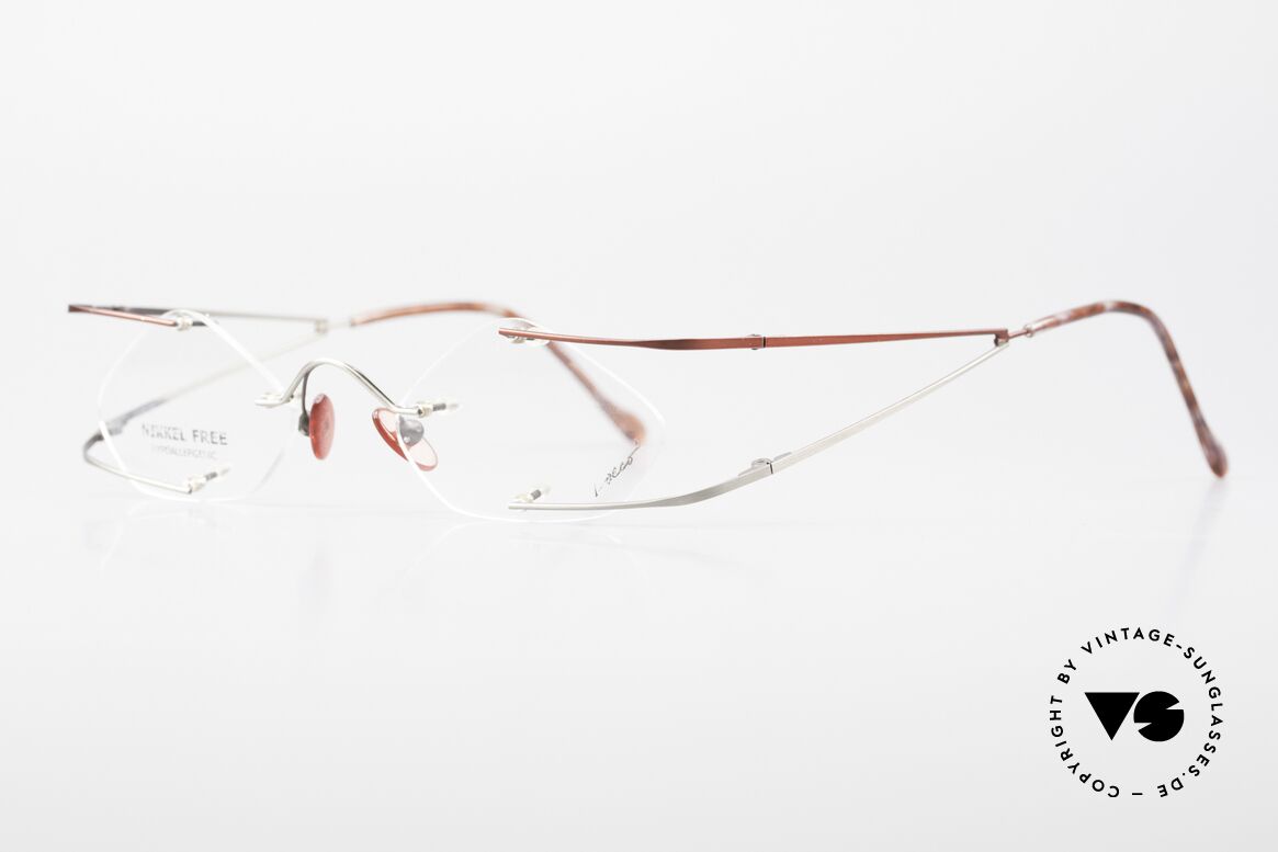 Locco Stars C Extraordinary Rimless Frame, made for individualists and all "character heads" ;), Made for Men and Women