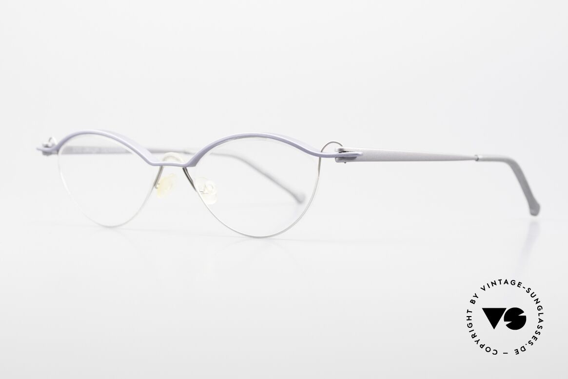 ProDesign No26 Aluminium Gail Spence Frame, very interesting VINTAGE designer eyeglass-frame, Made for Men and Women