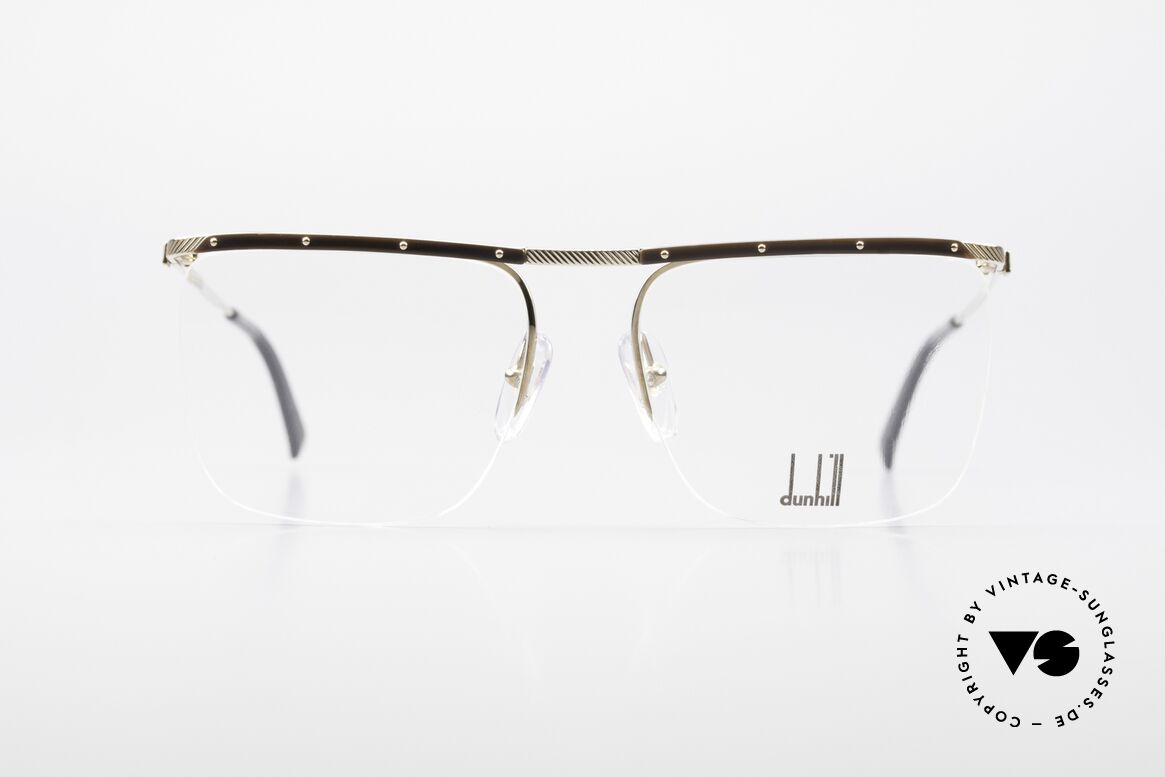 Dunhill 6056 80's Genuine Horn Trims, gold-plated frame with GENUINE HORN trims, Made for Men