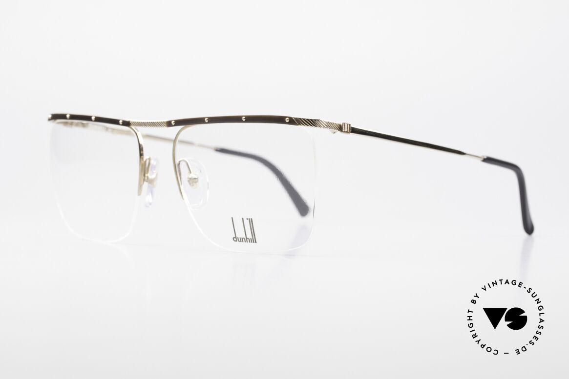 Dunhill 6056 80's Genuine Horn Trims, timeless, stylish design (real gentleman specs), Made for Men