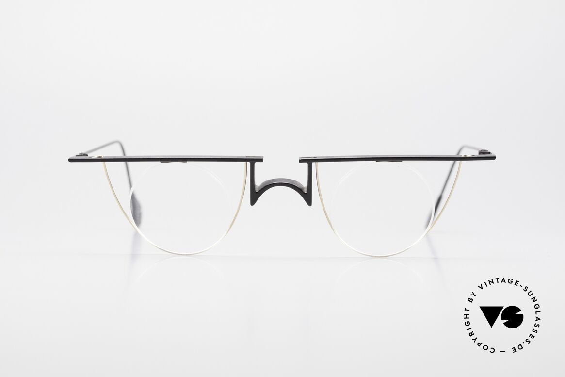 Paul Chiol 20 Rimless Art Glasses Bauhaus, vintage 90's Paul CHIOL designer eyeglass-frame, Made for Men and Women