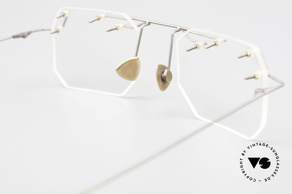 Paul Chiol 09 Artful Rimless Eyeglasses 90's, Size: medium, Made for Men and Women