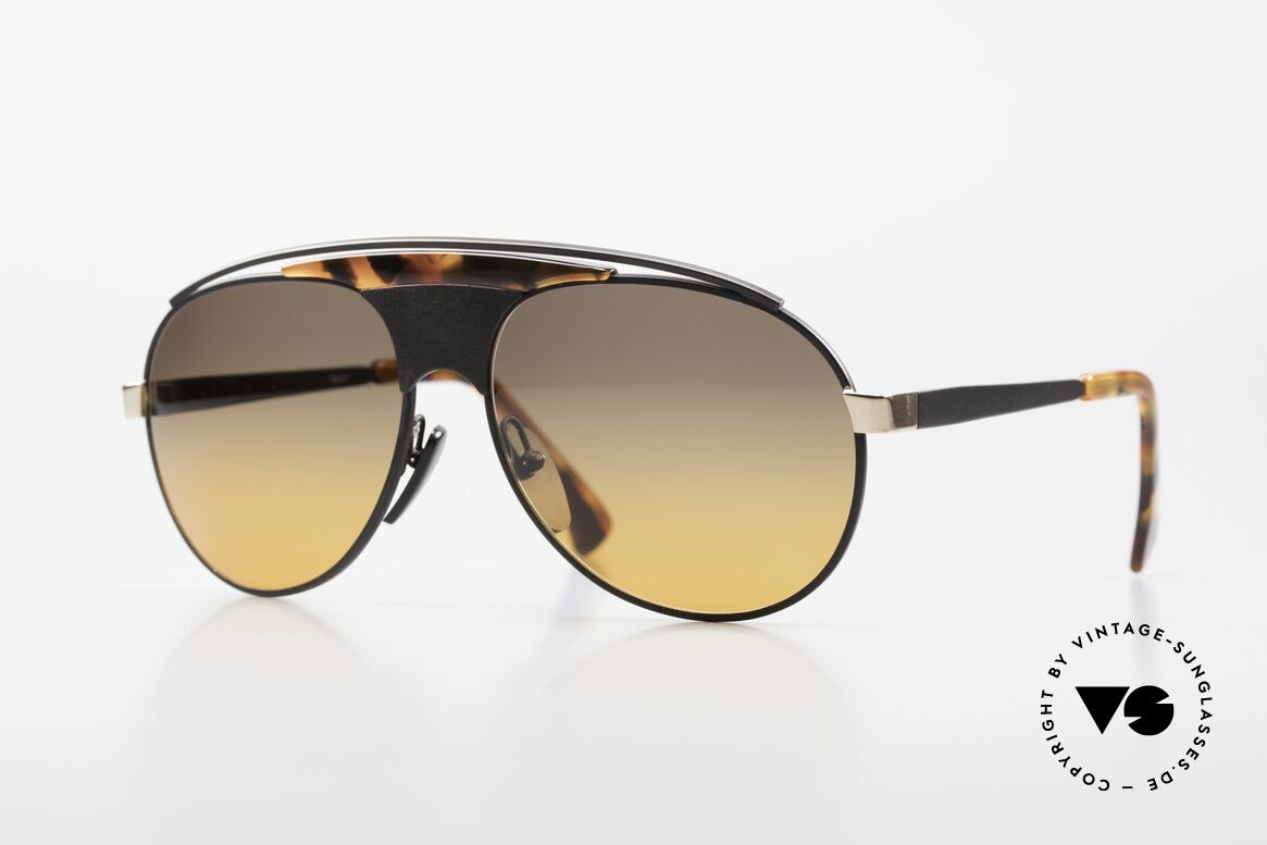 Alain Mikli 634 / 0015 Lenny Kravitz Sunglasses, aviator VINTAGE designer shades by Alain Mikli, Paris, Made for Men