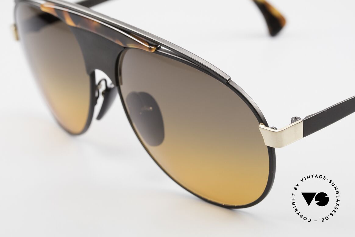 Alain Mikli 634 / 0015 Lenny Kravitz Sunglasses, top-notch craftsmanship (dull black / tortoise & gold), Made for Men