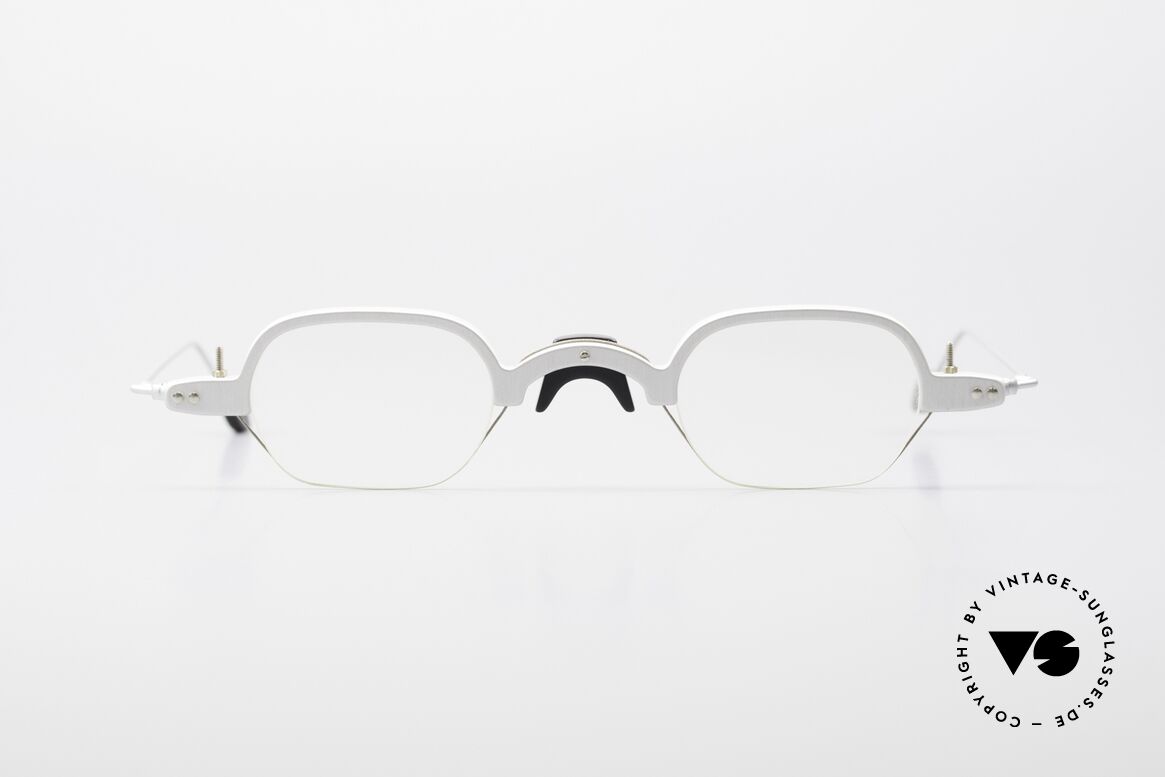MDG Bauhaus 5004 Puristic Architect's Glasses, MDG 5004: minimalist reading glasses, Bauhaus style, Made for Men and Women