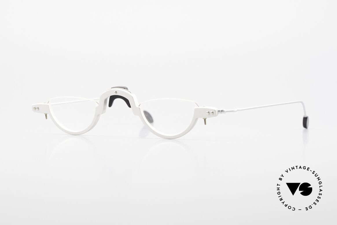 MDG Bauhaus 5005 Minimalist Architect's Frame, MDG 5005: minimalist reading glasses, Bauhaus style, Made for Men and Women