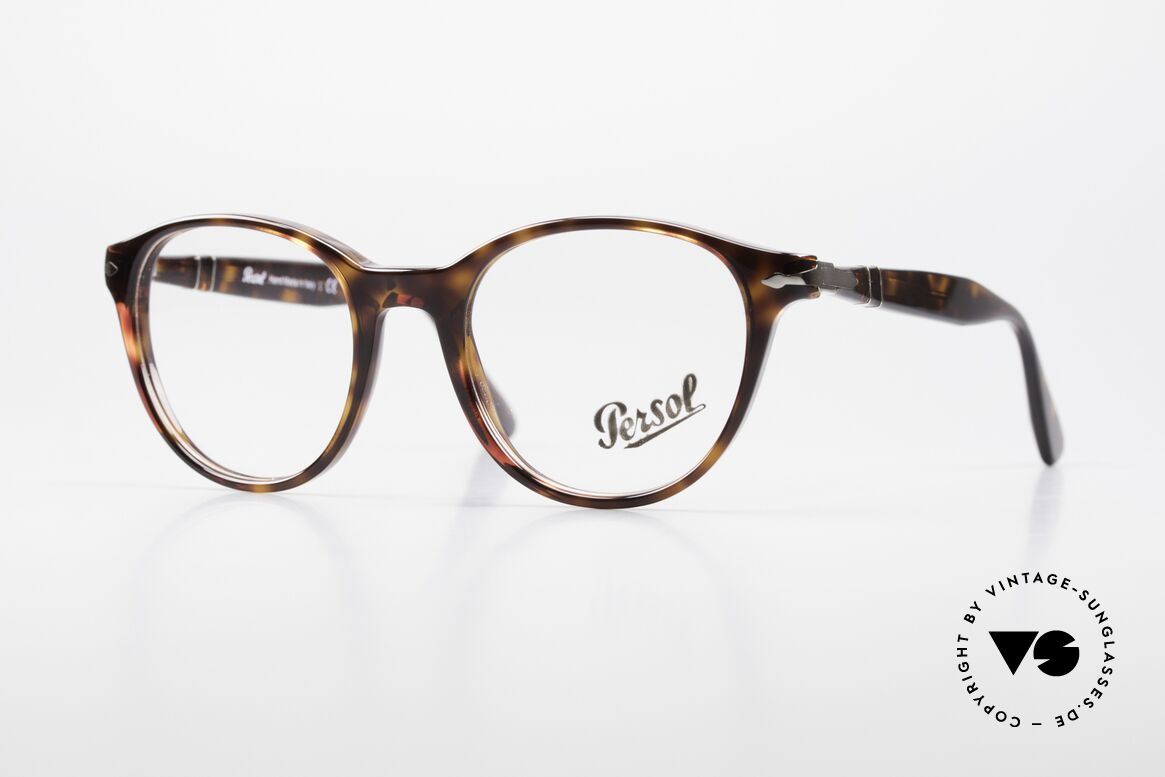 Persol 3153 Timeless Panto Unisex Frame, very elegant PANTO eyeglass-frame from Italy, Made for Men and Women