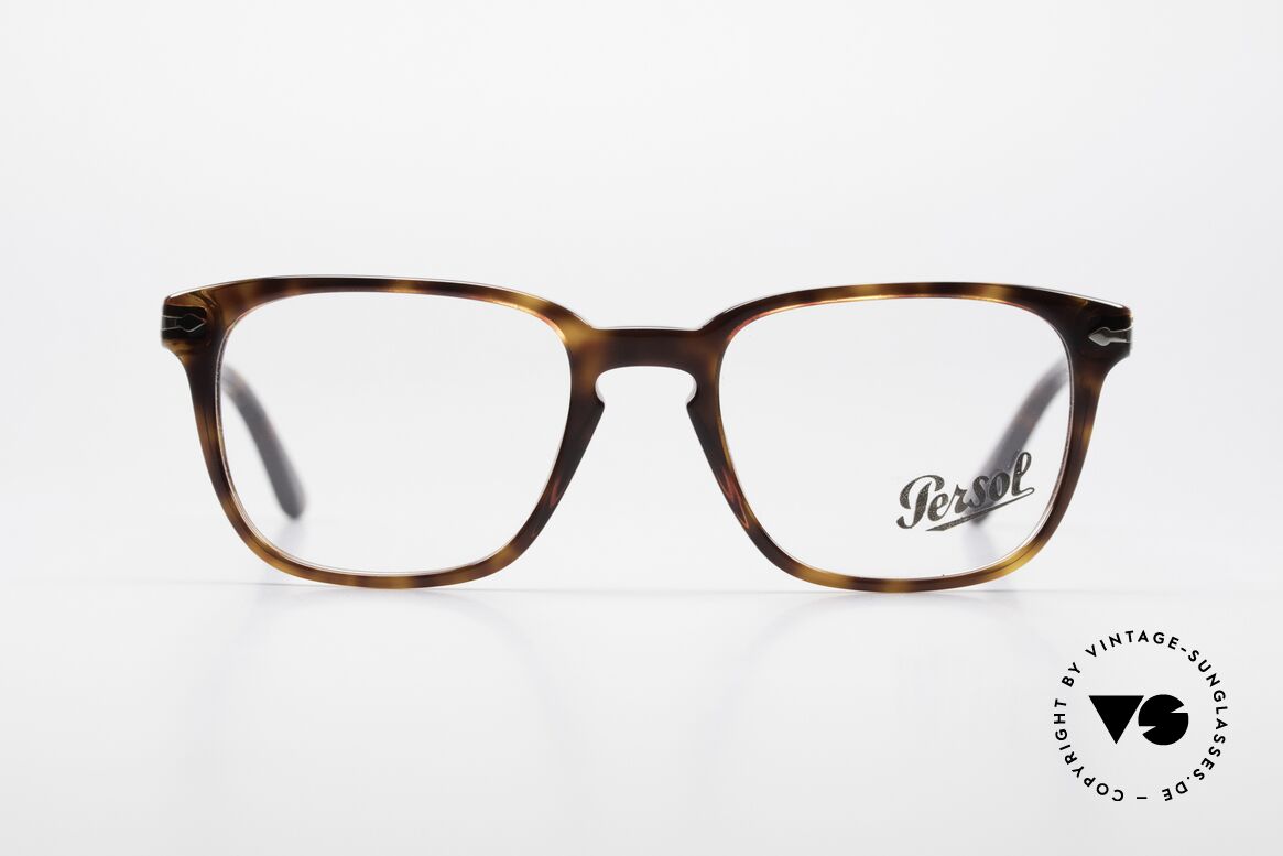 Persol 3117 Square Panto Unisex Glasses, original name: 3117-V, col. 24, size 51-19, 145, Made for Men and Women