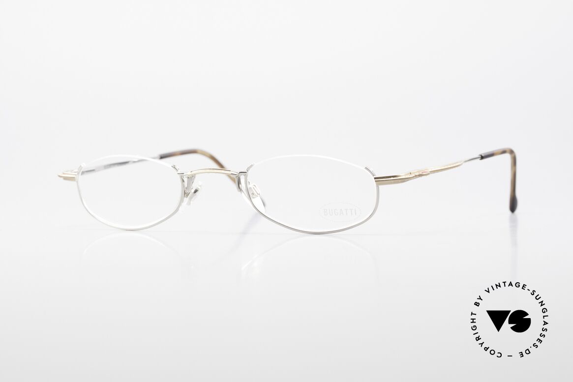 Bugatti 23668 High-Tech Reading Eyeglasses, original, vintage reading eyeglass-frame by Bugatti, Made for Men