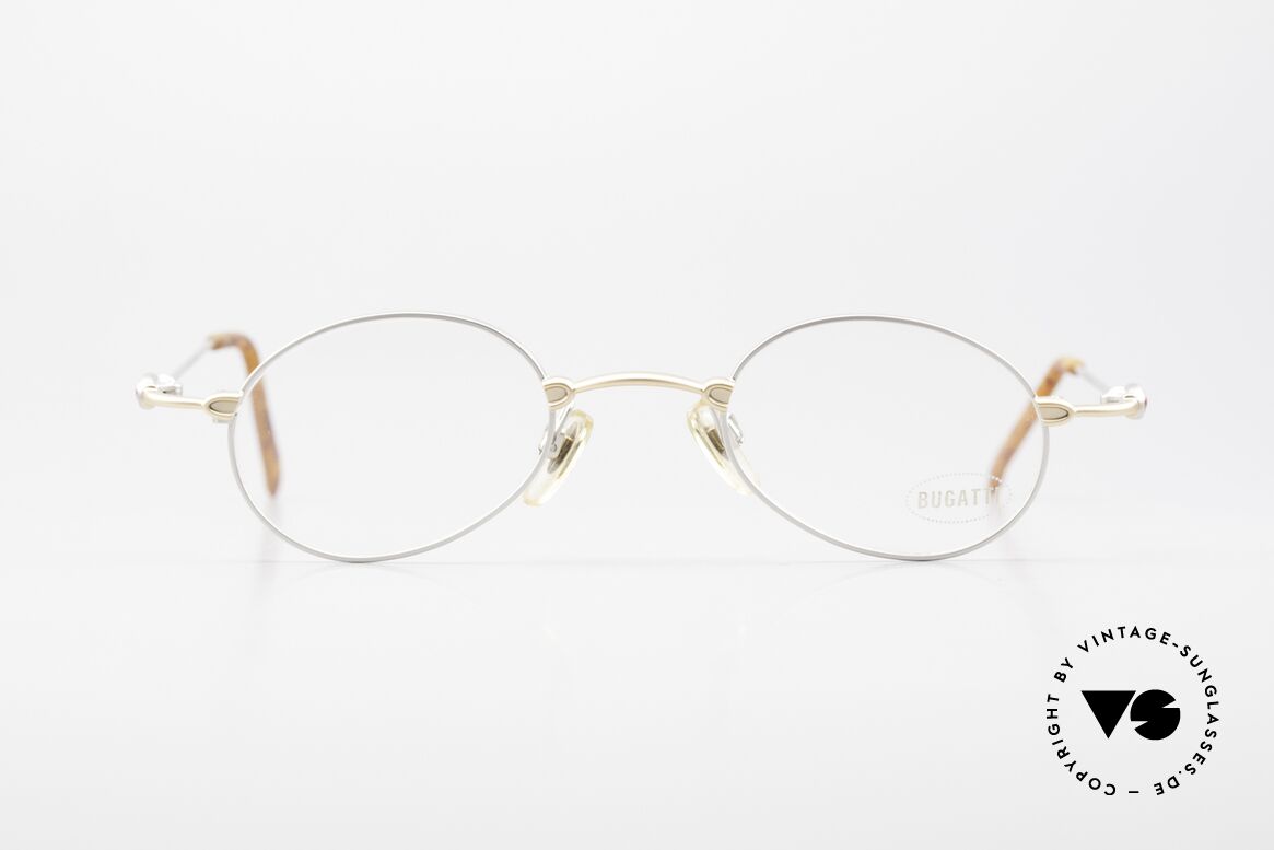 Bugatti 10759 Vintage Eyeglasses Men 90's, materials and craftsmanship on top level; size 44°23, Made for Men