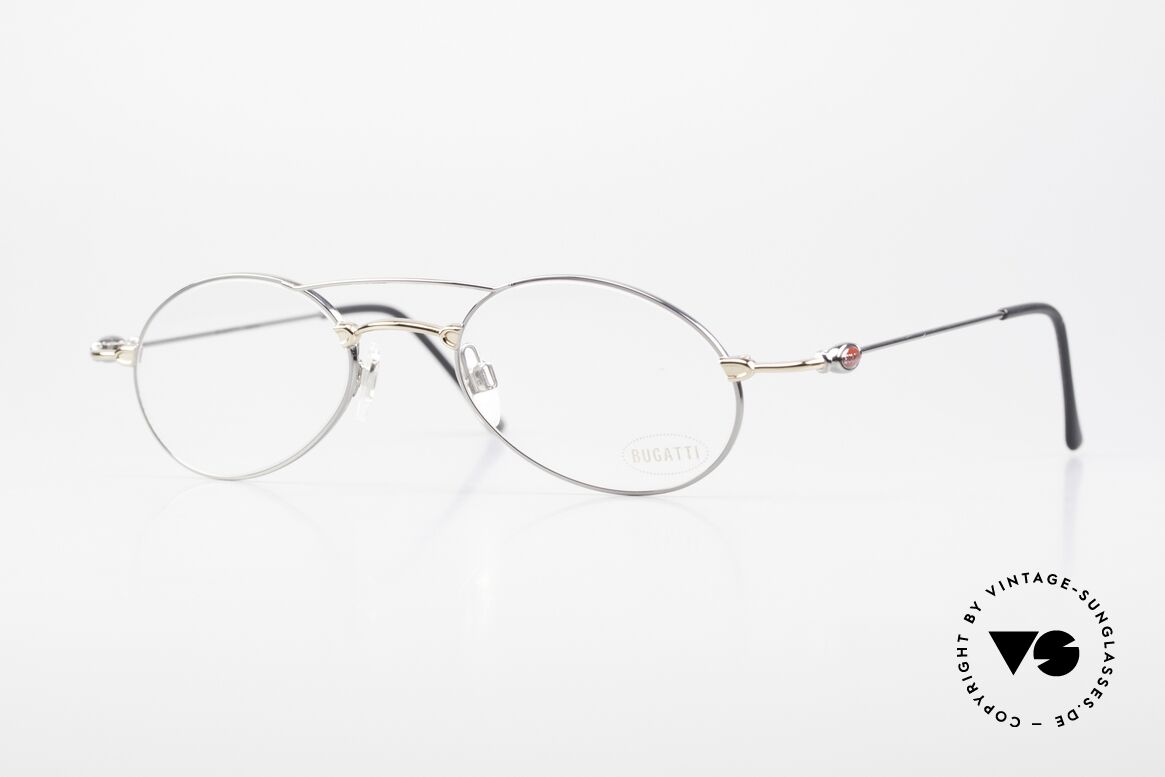 Bugatti 10892 Vintage Men's Eyeglasses 90's, very interesting men's designer glasses by BUGATTI, Made for Men
